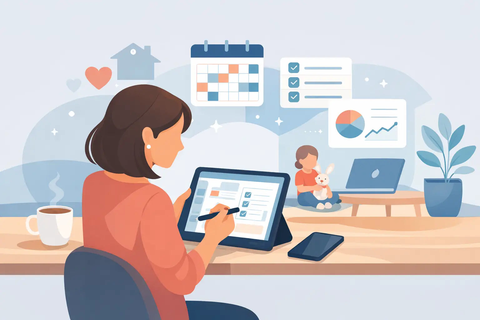 Digital Planner for Mom Entrepreneurs That Works