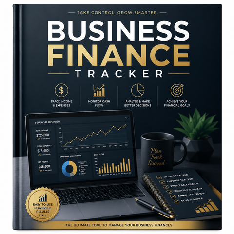 E-BOOK Business Finance Tracker: The Complete Guide to Managing Money for Small Business Success