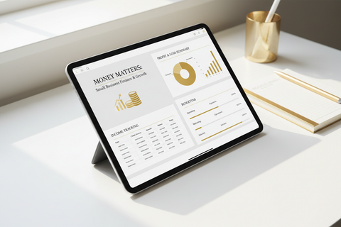 Business Finance Tracker E-Book: Managing Money for Small Business Success