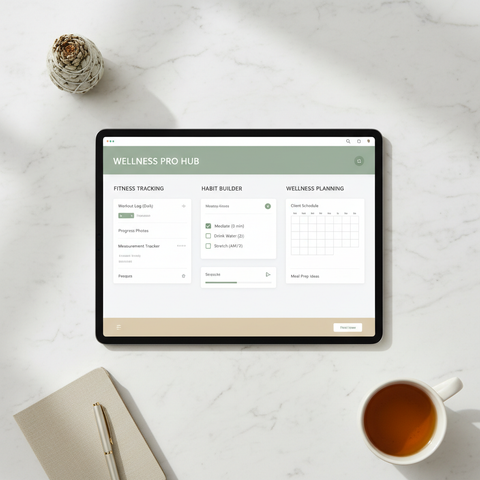 Notion Template for Health and Fitness Professionals
